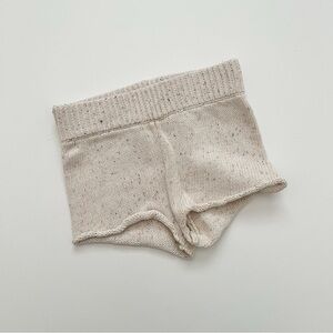 Millk Sprinkles Cream Knit Shorts size 4Y